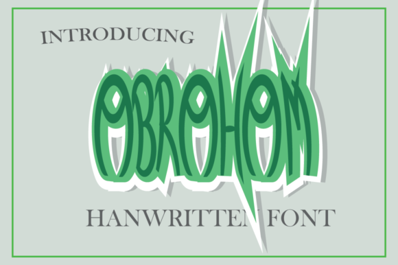 Abraham: The Bold Display Typeface That Commands Attention