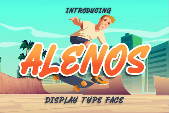 Alenos: The Quirky Display Font for Joyful Design