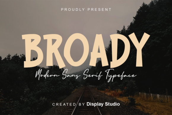 Broady Font Review: A Modern Display Typeface for Creative Projects