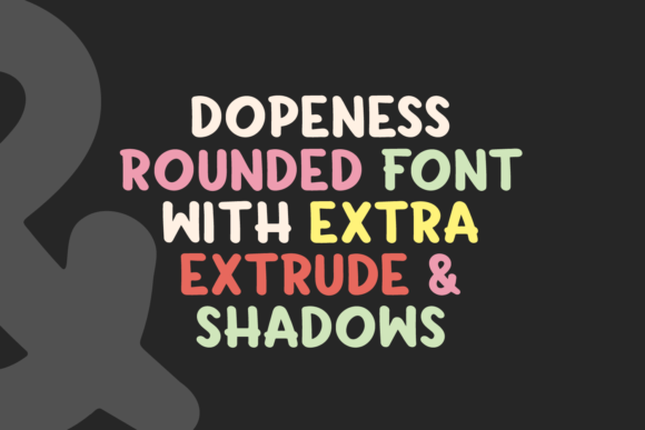 Dopeness Font: The Ultimate Display Type for Bold Projects