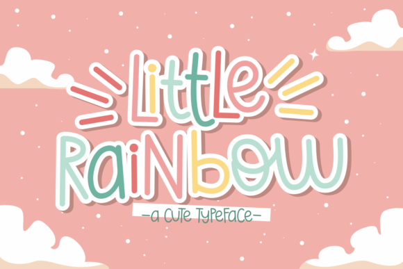 Little Rainbow: The Playful Typeface for Modern Creative Projects