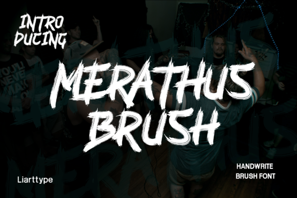 Merathus: The Bold Brush Display Font Transforming Visual Communication