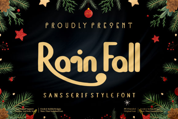 Rain Fall: Elevating Brand Identity with Vintage Charm